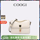 COOGI包包女款輕奢侈女士單肩斜跨包生日母親情人節禮物送女友老婆媽媽 米白色