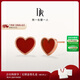 DR【紅玉髓耳釘】18k HEART系列真愛(ài)之心耳釘 耳飾紀念日禮物