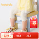 巴拉巴拉童裝寶寶褲子嬰兒打底褲兒童女童長(cháng)褲夏裝薄款精致洋氣潮 奶白10501 100