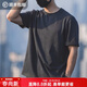 馬登工裝美式復古重磅灰色短袖T恤圓領(lǐng)寬松純棉半袖打底衫男夏季 深灰色 -版型寬松 L （175/100A）