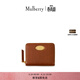 MULBERRY【禮物】/瑪葆儷新款植鞣皮小號環(huán)繞式拉鏈錢(qián)包 褐色