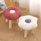 富麗多小凳子家用矮凳小型客廳茶幾沙發(fā)板凳兒童女生可愛(ài)臥室穿鞋換鞋凳 白色+紅色 標準