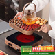 八千行2026新款圍爐煮茶套裝電陶爐煮茶器具全套燒水壺新年室內圍聚烤火