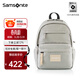 新秀麗（Samsonite）書(shū)包初高中生書(shū)包男女孩雙肩包學(xué)生背包青春時(shí)尚大學(xué)生\NW4 【新款上新】米灰色*306