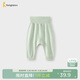 童泰（TONGTAI）寶寶褲子春秋季嬰兒長(cháng)褲男女童pp褲高腰護肚家居睡褲綠色80cm