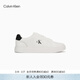 Calvin KleinJeans26春男士復古潮流ck字母休閑運動(dòng)小白鞋板鞋 01W-白色/黑色 42
