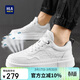 海瀾之家HLA男鞋百搭簡(jiǎn)約小白鞋男透氣舒適休閑鞋男 E232白色42