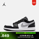 耐克喬丹男子輕便AJ1板鞋春季低幫平底運動(dòng)鞋緩震JORDAN 553558 040黑/微?；?白色 43