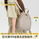 萊夫女包ins風(fēng)韓版時(shí)尚雙肩包帆布背包休閑旅行ipad小書(shū)包送閨蜜 小號米杏色-放9.7英寸ipad