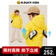B.Duck小黃鴨童裝女童羽絨服寶寶保暖外套小翅膀兒童冬裝加厚男童過(guò)年服 黃色 120 cm （充絨量83.1g）
