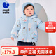迷你巴拉【鵝絨】冬季新款男女童寶寶厚款保暖羽絨外套【三防】 藍色調00388 110