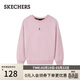 斯凱奇（Skechers）女士加絨套頭衛衣寬松簡(jiǎn)約長(cháng)袖T恤衫L425W011