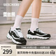 斯凱奇（Skechers）女鞋春季厚底老爹鞋百搭軟底舒適外穿運動(dòng)鞋11959