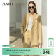 AMII女裝2025職業(yè)西服套裝女夏季新款休閑外套時(shí)尚西裝兩件套 鵝黃(西裝) L (165)
