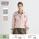 Teenie Weenie小熊女裝衛衣秋冬季時(shí)尚休閑舒適基礎簡(jiǎn)約連帽外套 粉色 M