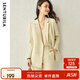 尚都比拉面試小西裝女外套2025春裝新款職業(yè)裝套氣質(zhì)簡(jiǎn)約風(fēng)休閑通勤小西服 治愈黃西裝外套 S