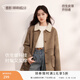 香影【咩咩絨】?jì)擅娲淦そq外套女2025秋冬新款皮毛一體仿生皮草 焦糖色 XS