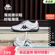 卡帕（Kappa）女鞋K90薄底足球鞋TF碎釘運動(dòng)訓練跑步鞋春季新款休閑鞋子銀色38