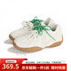 MLB鞋子男女時(shí)尚運動(dòng)老爹鞋張康樂(lè )同款韓系復古豆豆薄底鞋25秋冬新款 紐約洋基隊/象牙色SXT02 38.5
