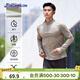 迪卡儂（DECATHLON）長(cháng)袖t恤男訓練服運動(dòng)速干衣健身跑步上衣加絨RUNM 卡其色 L
