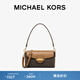 MICHAEL KORS 邁克高仕 MK Fleur 小號雙肩帶手提斜挎包 深棕/橡果棕 252 小號