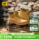卡特（CAT）經(jīng)典大黃靴馬丁靴鞋子男女同款短靴商場(chǎng)同款P51085N3BDC 黃色 42