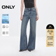 ONLY2025秋季新款柔軟天絲通勤寬松喇叭褲長(cháng)褲牛仔褲女|125132029 J34 390洗水牛仔藍 XS XS標準褲長(cháng)