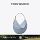 Tory Burch 湯麗柏琦  T MONOGRAM 牛仔新月包女包TB 181549 藍色 400 OS