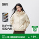 森馬（Semir）都市護身服|森馬中國國家地理系列外套女春季三防防風(fēng)夾克兩件套 咖色調00355 L