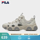FILA 斐樂(lè )官方FLUID 7 SO老爹鞋男2026春新款貓爪7代南方版休閑鞋 泡沫白/雨朦灰色-WR 41