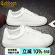 CABBEEN卡賓網(wǎng)紅小白鞋男鞋透氣平底板鞋男春季百搭男士運動(dòng)休閑鞋男 320120551002-Z白色 41