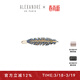 亞歷山大（ALEXANDRE DE PARIS）女朋友禮物時(shí)尚劉海夾休閑邊夾奢品發(fā)夾生日禮物女士  Z羽毛禮盒