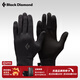 Black DiamondBD黑鉆輕量觸屏襯里男士抓絨手套滑雪健行防滑保暖手套女801808 Black M