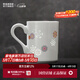 景德鎮（jdz）陶瓷粉彩皮球花馬克杯帶勺帶茶漏杯子創(chuàng  )意情侶水杯禮物辦公室家用 粉彩皮球花馬克杯