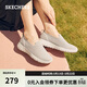 斯凱奇（Skechers）女鞋春季懶人一腳蹬健步鞋軟底減震舒適輕便休閑運動(dòng)鞋124187