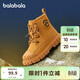 巴拉巴拉童鞋兒童靴子男童女童馬丁靴秋冬短靴潮流工裝風(fēng)戶(hù)外登山