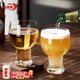 青蘋(píng)果水晶玻璃啤酒杯 家用精釀扎啤杯子水晶玻璃冷飲果汁杯6只裝