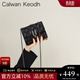 CALWAN KEODH包包女包2026新款斜挎鏈條迷你小方包生日禮物送女友老婆 【黑色小號】小眾百搭菱格包實(shí)用