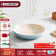 酷彩（Le Creuset）法式炻瓷20cm深盤(pán)餐盤(pán) 家用餐具菜盤(pán)水果盤(pán)歐式餐具餃子盤(pán) 深盤(pán)水漾藍 20cm