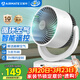 艾美特（AIRMATE）空氣循環(huán)扇 家用桌面臺式風(fēng)扇節能電落地扇大風(fēng)力宿舍臥室遙控搖頭小風(fēng)扇小型安靜輕音電扇 R27