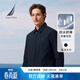 諾帝卡（NAUTICA）男裝26春秋新款經(jīng)典商務(wù)翻領(lǐng)夾克男JE6103 藏青色4NV M