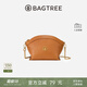 BAGTREE包包樹(shù)元寶包新款植鞣牛皮輕奢品牌單肩餃子斜挎手機包生日禮物 焦糖色【bag tree女包】 高級小眾生日禮物女