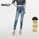 ONLY2025秋季新款復古簡(jiǎn)約水洗九分褲緊身褲牛仔褲女|125149002 J33 復古350牛仔洗水 S S標準褲長(cháng)