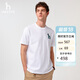 哈吉斯（HAZZYS）男裝 25夏大Logo圓領(lǐng)短袖T恤ASTZE0CBX70【安心品質(zhì)】