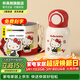 杯具熊兒童雙飲保溫杯女士水杯上學(xué)保溫壺學(xué)生杯子送禮物吸管杯 妙趣雙飲兒童杯-Kitty480ml