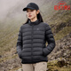 拓路者輕薄羽絨服女短款輕便立領(lǐng)韓版修身顯瘦輕薄款秋冬新款外套女 黑色-可銜接沖鋒衣 L