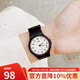 卡西歐（CASIO）手表女 時(shí)尚簡(jiǎn)約防水 小黑表 學(xué)生運動(dòng)手表 喬妹同款情人節禮物 MQ-24-7B