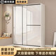 一點(diǎn)一樹(shù)衣柜家用臥室推拉門(mén)出租房用小戶(hù)型現代簡(jiǎn)約移門(mén)柜子簡(jiǎn)易組裝衣櫥 【長(cháng)80寬50高200】主柜 【送貨上門(mén)】