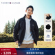 Tommy Hilfiger【戶(hù)外防水】秋冬男裝潮流可收納帽立領(lǐng)風(fēng)衣款運動(dòng)夾克外套 【風(fēng)衣款軟殼夾克】經(jīng)典黑BDS XL （推薦：165-180斤）