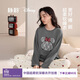 靜韻【超柔軟】迪士尼聯(lián)名春秋長(cháng)袖睡裙睡衣女家居服套裝可外穿